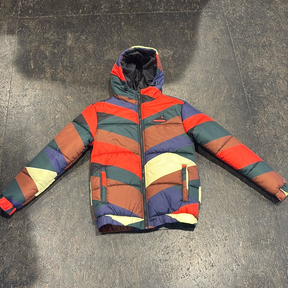 Brand new with tags hooded Reason puffy hooded jacket in size small.